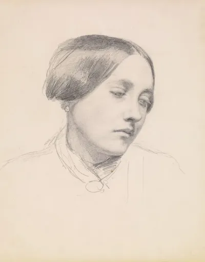 Female Study Of A Girls Head