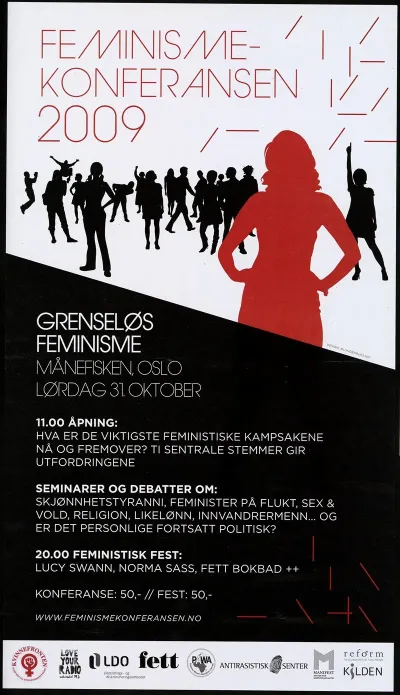 Feminisme Konferansen 2009 Grenselos Feminisme Manefisken Oslo Lordag 31 Oktober