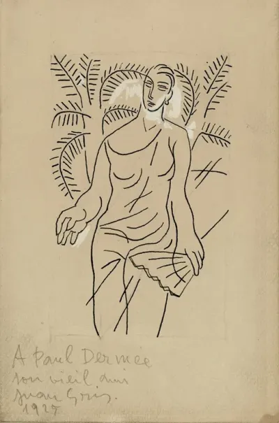 Femme A L Eventail Woman With A Fan