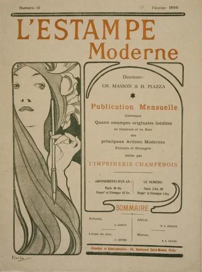 Femme A La Plume