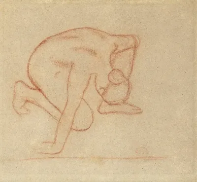Femme Accroupie