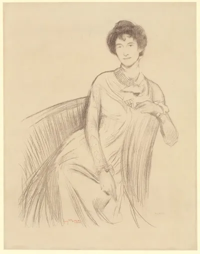 Femme Assise De Face 3