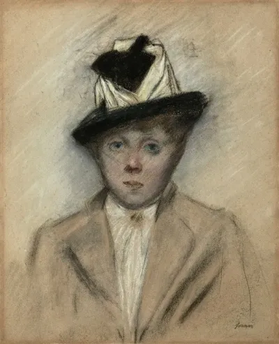 Femme Au Chapeau 10