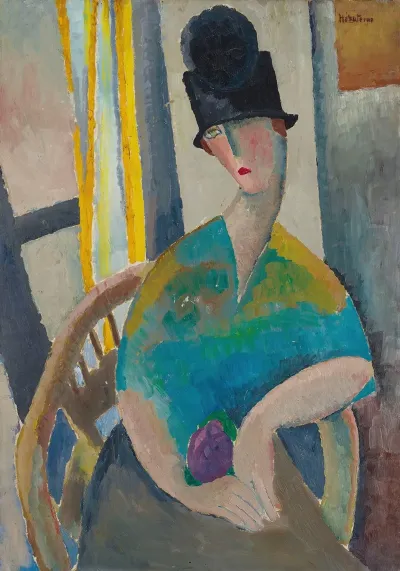 Femme Au Chapeau Cloche