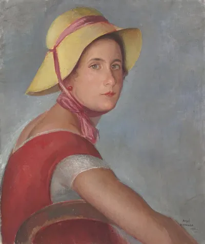 Femme Au Chapeau Portrait Of Jeannette Ivanoff