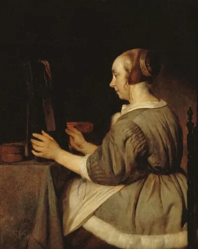 Femme Au Miroir