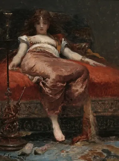 Femme Au Narguile