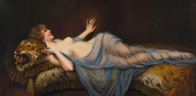 Femme Au Tigre