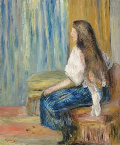 Femme Aux Longs Cheveux