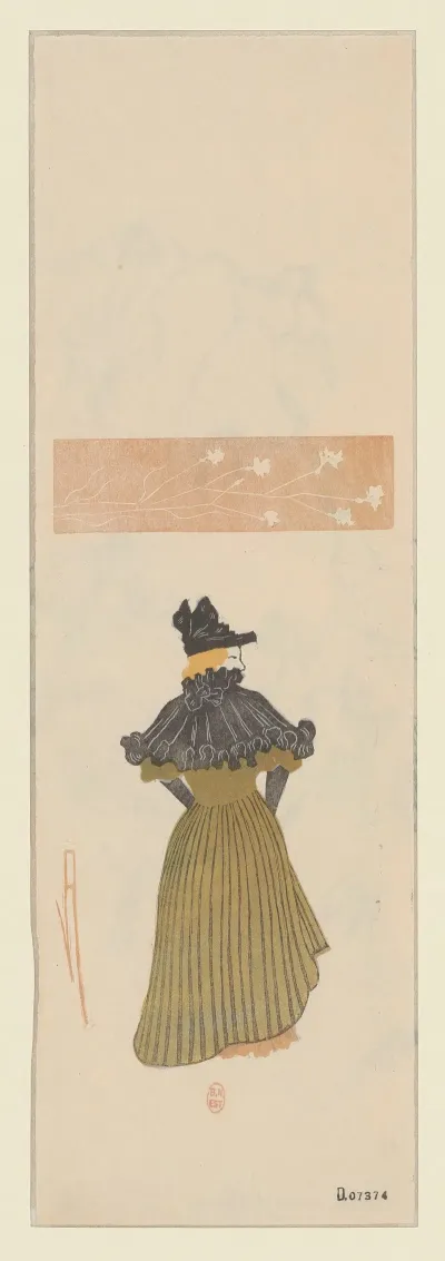 Femme Avec Pelerine