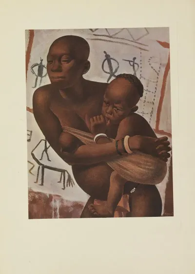 Femme Banda Avec Son Enfant