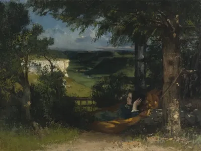 Femme Dans Un Hamac