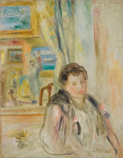 Femme Dans Un Interieur