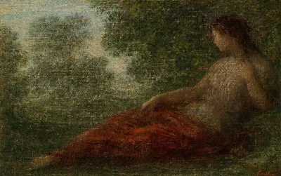 Femme Dans Un Paysag