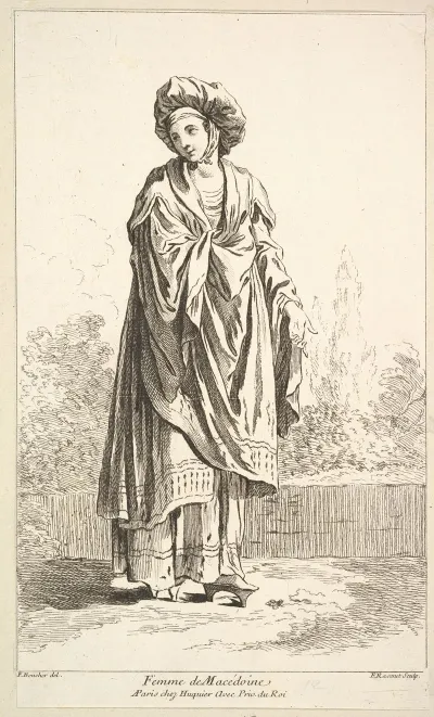 Femme De Macedoine Plate 12