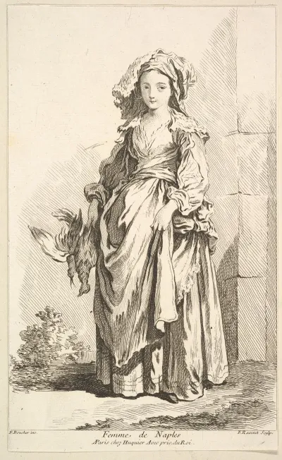 Femme De Naples Plate 2