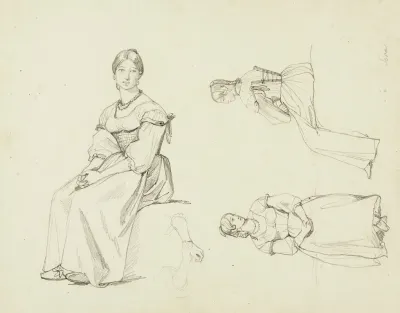 Femme De Sona Trois Poses