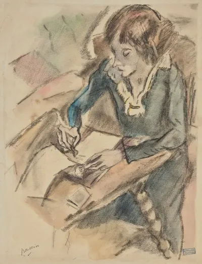 Femme Ecrivant