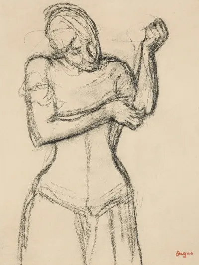 Femme En Corset Vue De Face