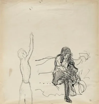 Femme Enfilant Ses Bas