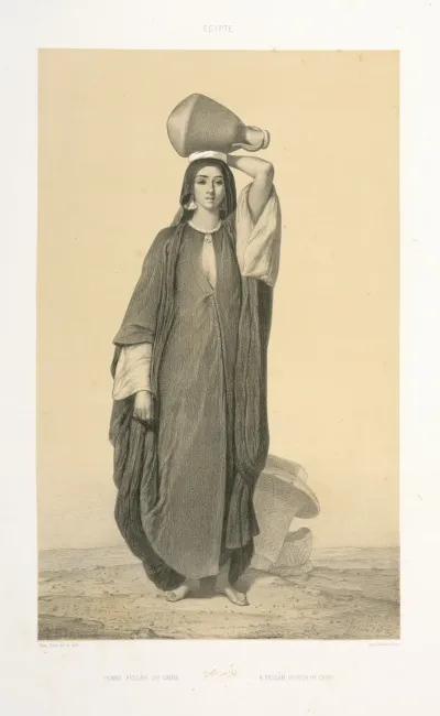 Femme Fellah Du Caire A Fellah Woman Of Cairo