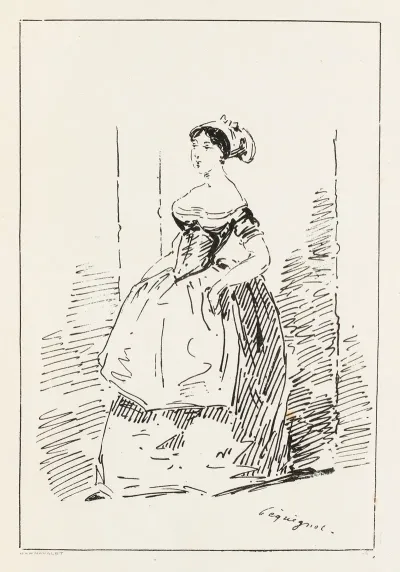 Femme Marchant Vers La Gauche Les Mains Dans Les Poches