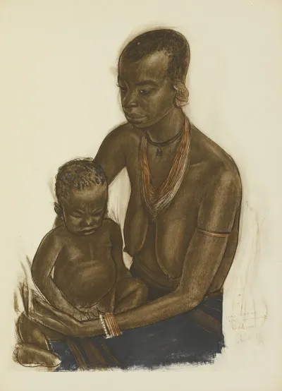 Femme Mgogo Avec Son Enfant Dodoma