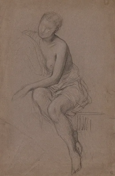 Femme Nue Assise 9