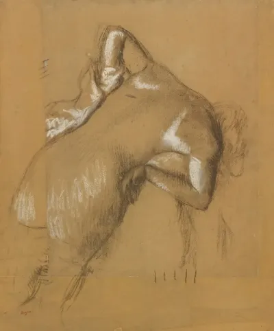 Femme Nue Debout Sessuyant