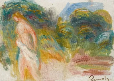 Femme Nue Et Paysage