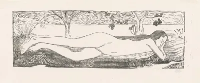 Femme Nue Etendue A Plat Ventre