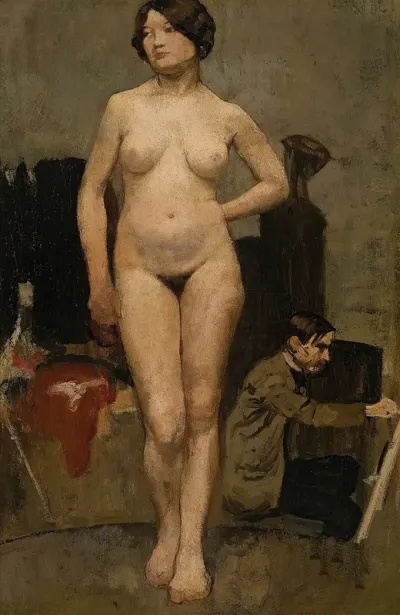 Femme Nue Etude Datelier