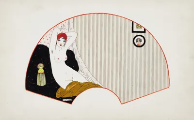 Femme Nue Sur Un Divan