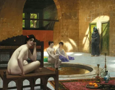Femmes Au Bain