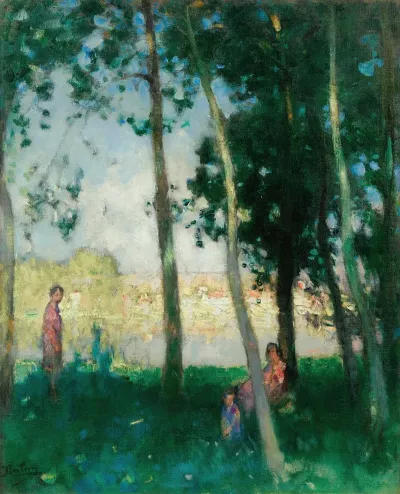 Femmes Au Bord De Leau