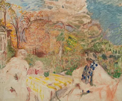 Femmes Et Enfant Au Clos Cezanne