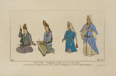 Femmes Turques Du Xve Xvie Siecle Miniatures Orientales De La Bibliotheque De Parme