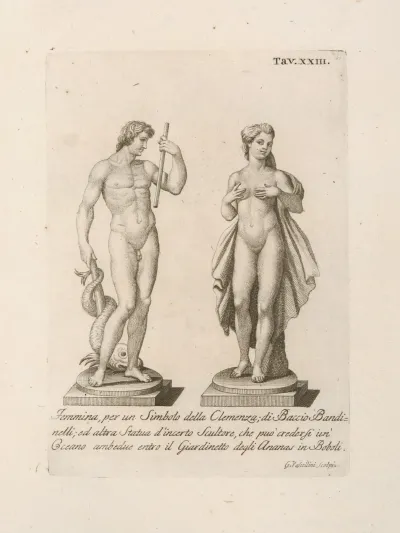 Femmina Per Un Simbolo Della Clemenza Di Baccio Bandinelli