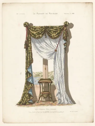 Fenetre A Draperies Chutes Et Retrousse