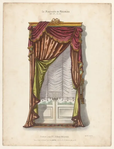 Fenetre Louis Xvi Rideaux Meternick