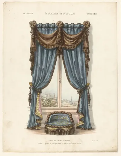 Fenetre Tete Flamande A Draperies
