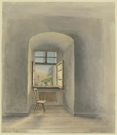 Fenster Im Schlos Triffenstein Am Main