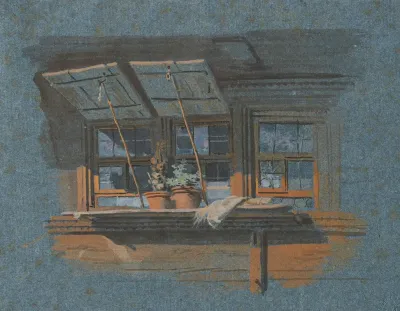 Fensterstudie Eines Berner Oberlander Hauses