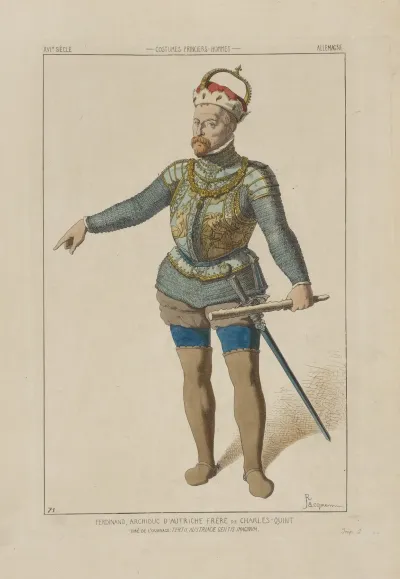 Ferdinand Archiduc Dautriche Frere De Charles Quint