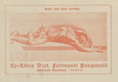 Ferdinand Pasquinelli Ekslibris