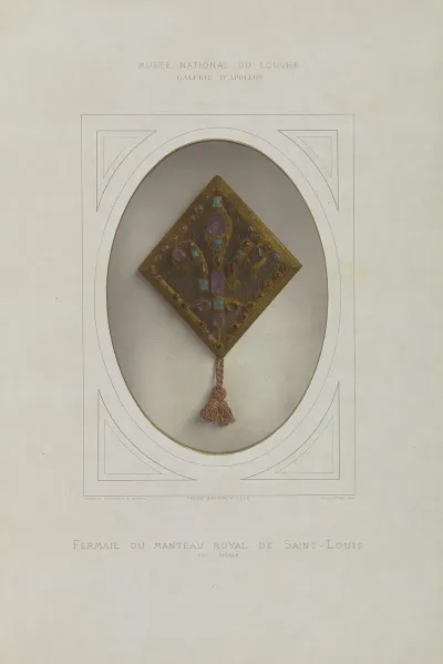 Fermail Du Manteau Royal De Saint Louis