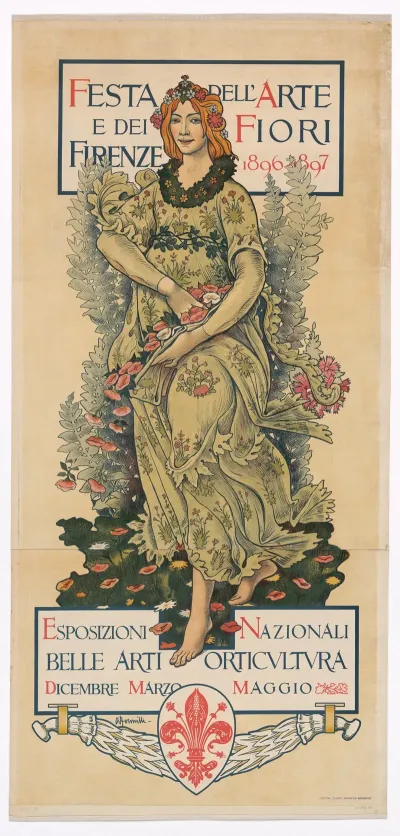 Festa Dellarte E Dei Fiori Firenze 1896 1897