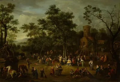 Festivity In A Park