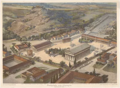 Festplatz Von Olympia In Griekischer Zeit