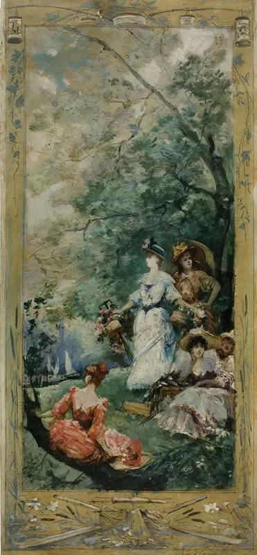 Fete Champetre Aux Environs De Paris 2